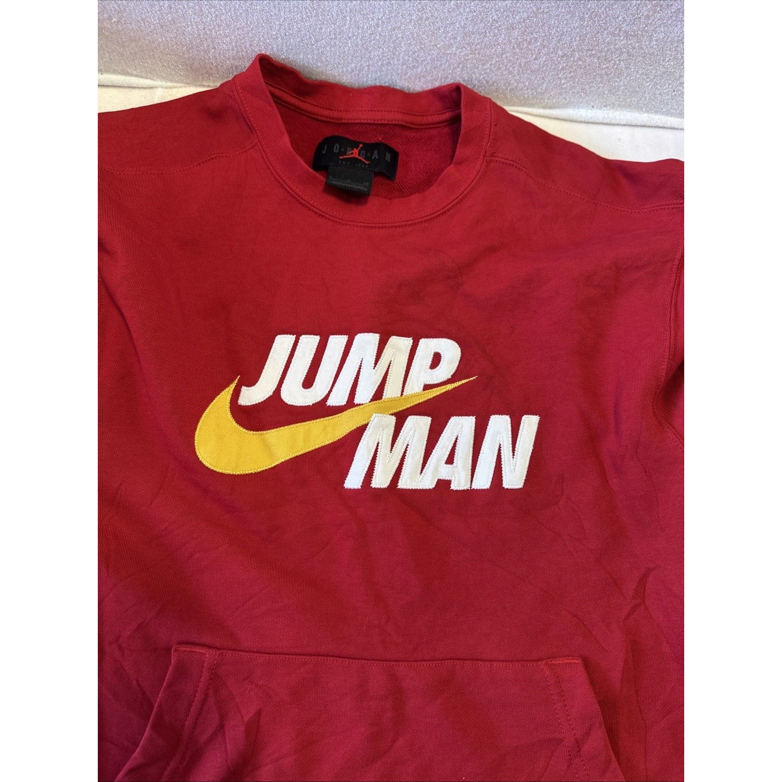 Mens Sweatshirt Red Size Small